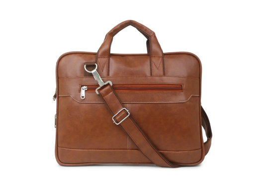 Business Laptop Bag for Men with Premium PU Leather Design