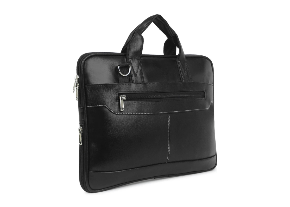 Business Laptop Bag for Men with Premium PU Leather Design