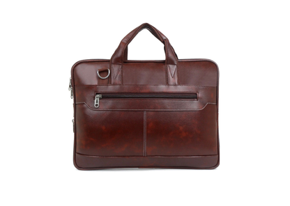 Business Laptop Bag for Men with Premium PU Leather Design