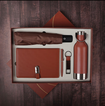 SONA Premium Corporate Gift Set of 5 | Luxury Business Gift Box with Carry Bag