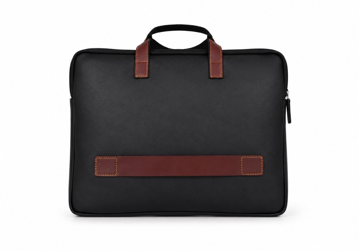 Premium PU Leather Laptop Bag 15.6 Inch | Laptop Bag for Work, College & Travel