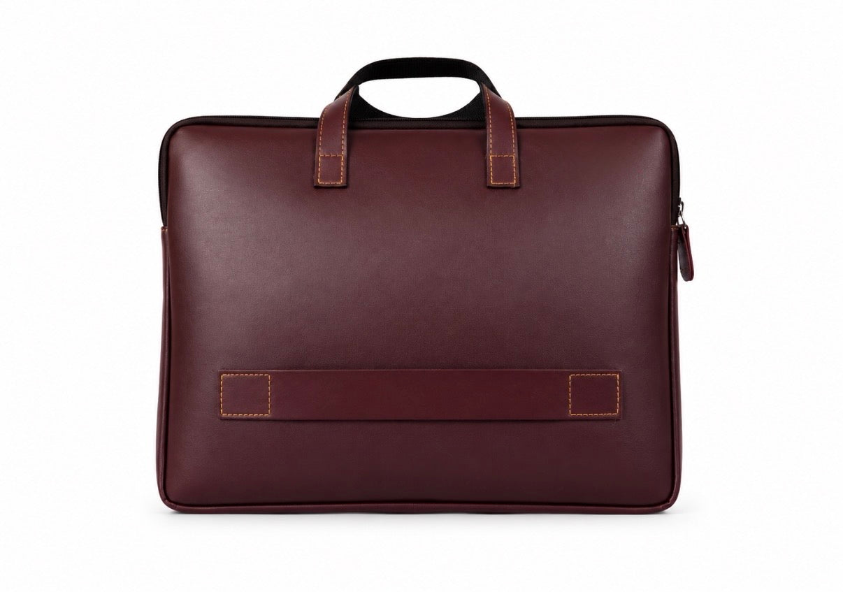 Premium PU Leather Laptop Bag 15.6 Inch | Laptop Bag for Work, College & Travel