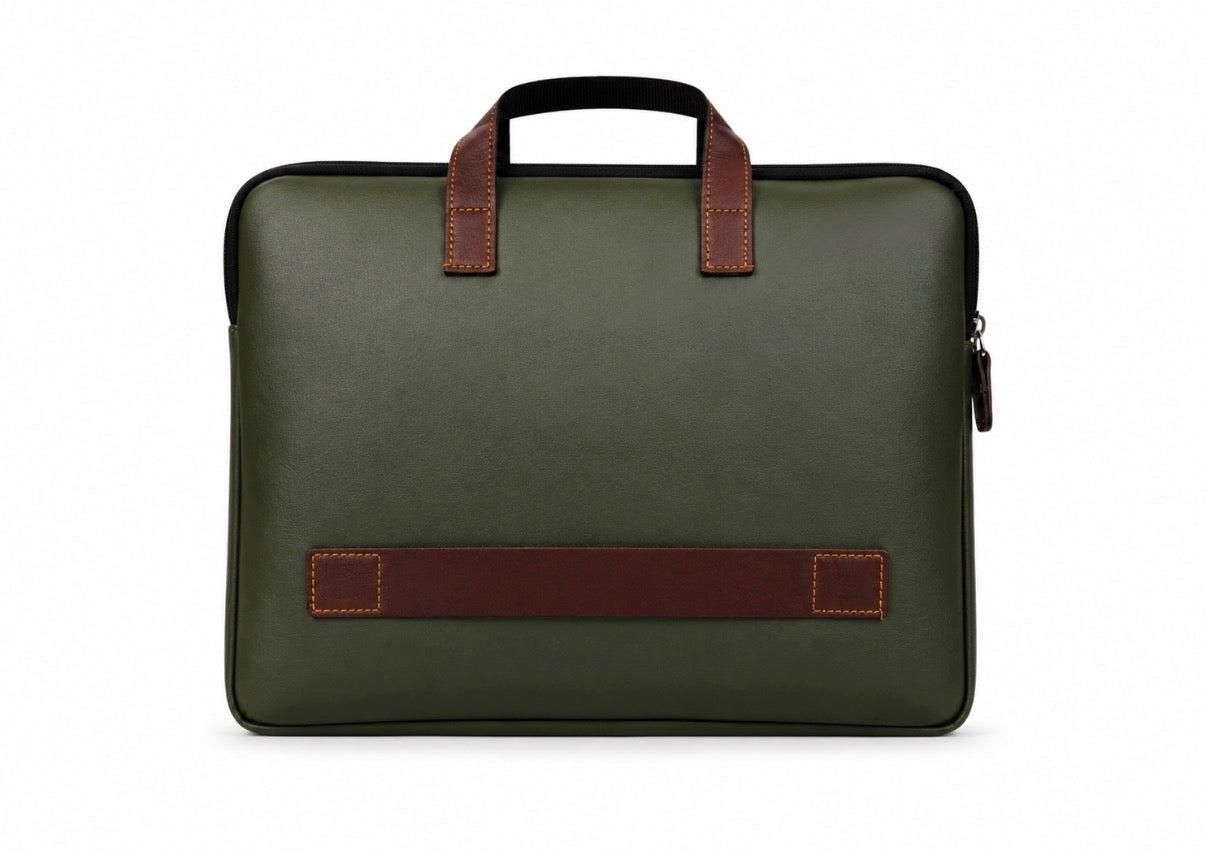 Premium PU Leather Laptop Bag 15.6 Inch | Laptop Bag for Work, College & Travel