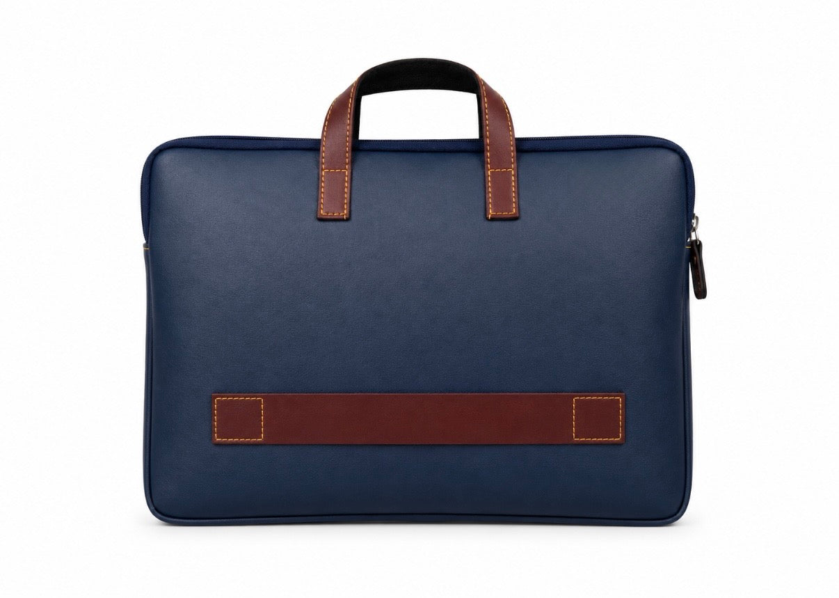 Premium PU Leather Laptop Bag 15.6 Inch | Laptop Bag for Work, College & Travel