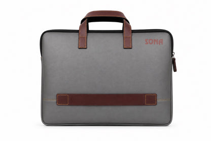 Executive Leatherette Laptop Bag for Work, College & Travel