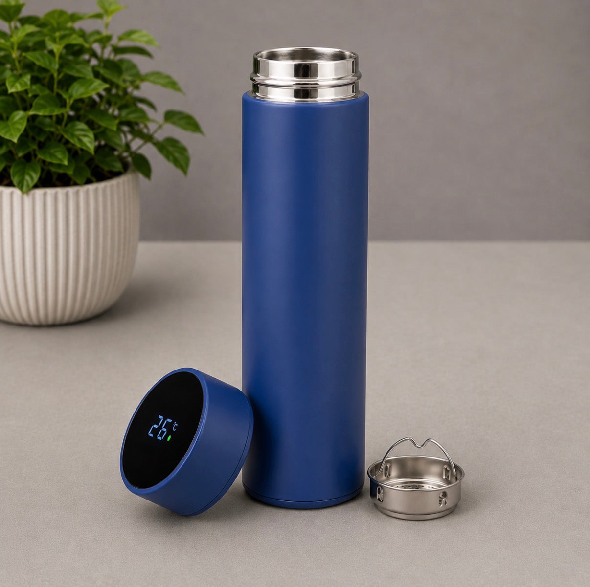 3-in-1 Corporate Gift Set – Temperature Bottle, Metal Pen & A5 Diary