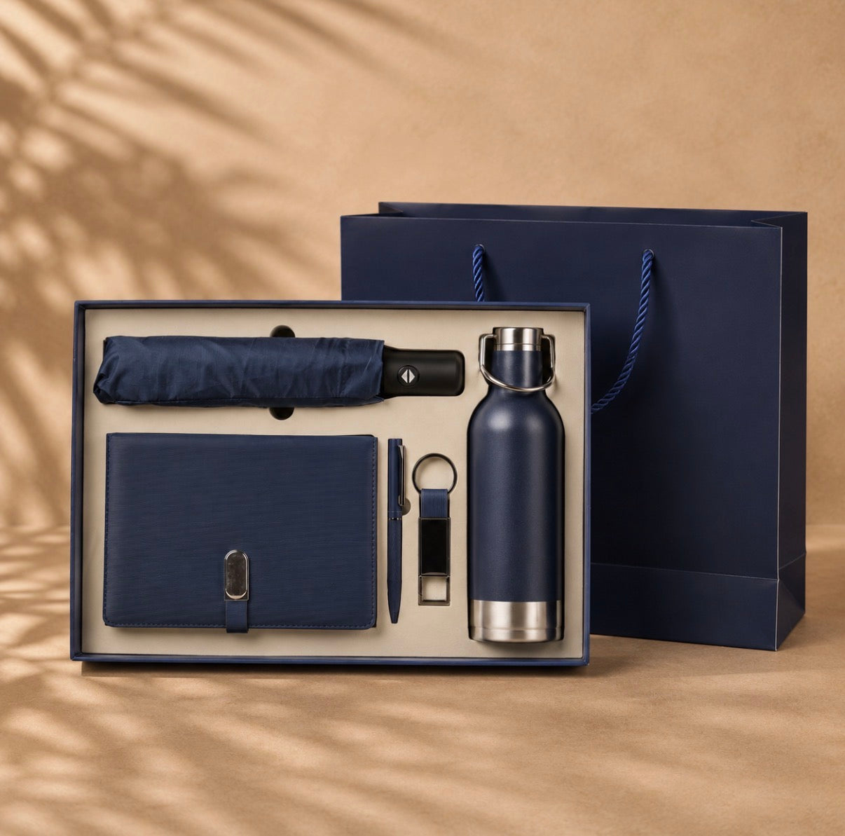 SONA Premium Corporate Gift Set of 5 | Luxury Business Gift Box with Carry Bag